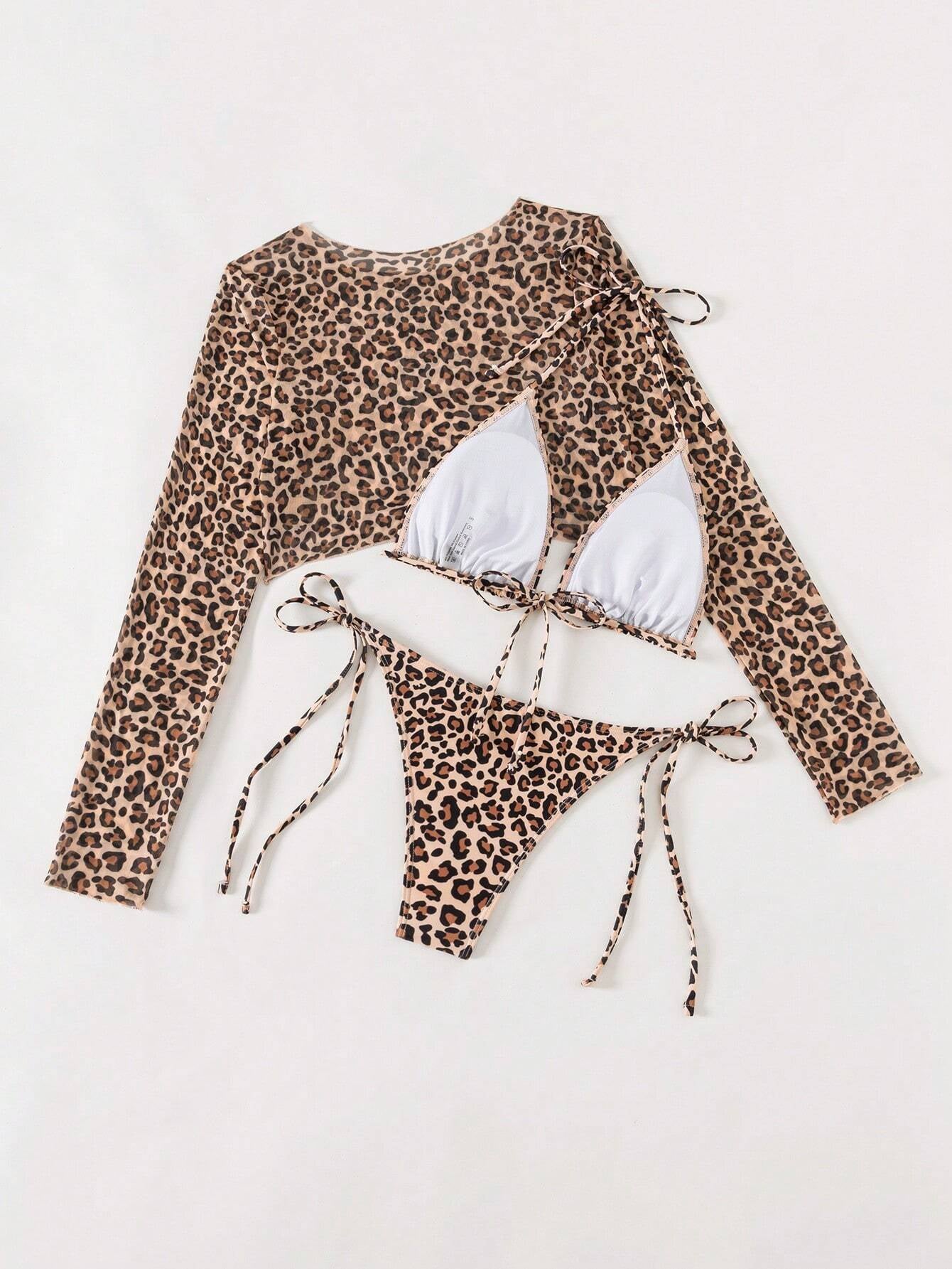 Swim Summer Beach 3Packs Solid Halter Triangle Bikini & Cover up Top