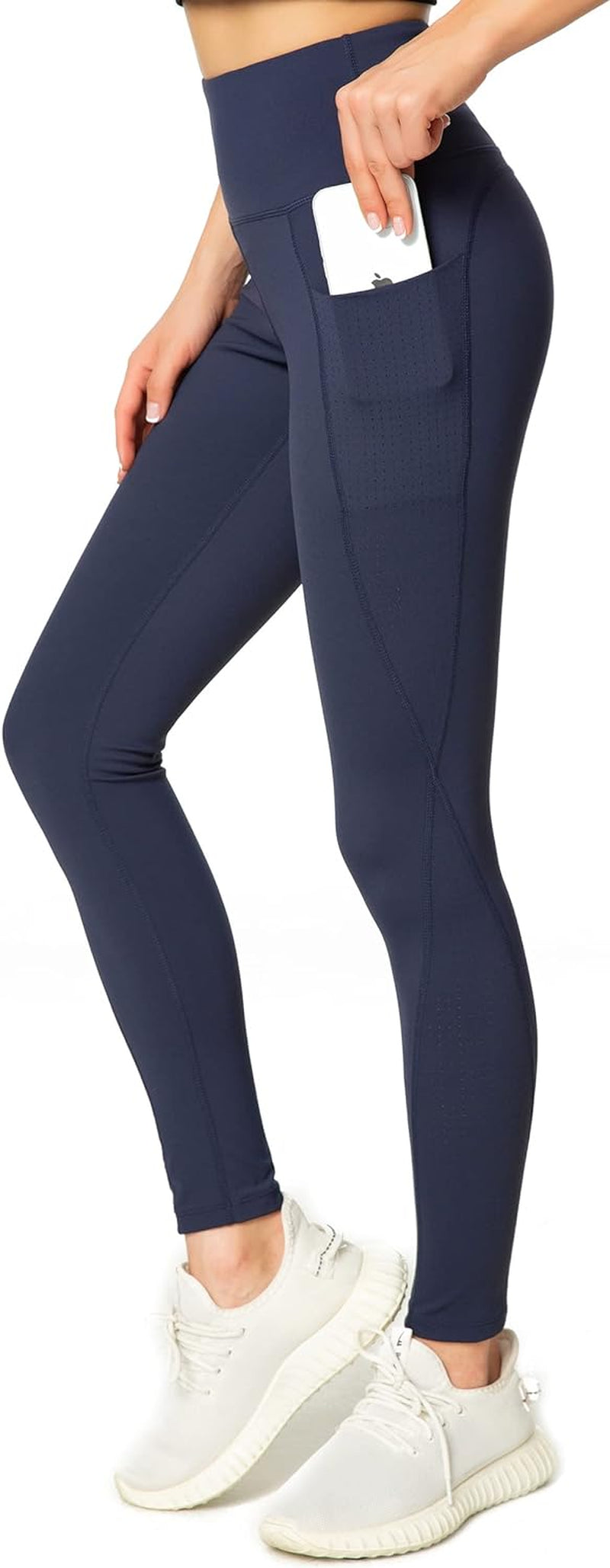 Yoga Pants for Women with Pockets High Waisted Leggings Workout Sports Running Athletic Pants